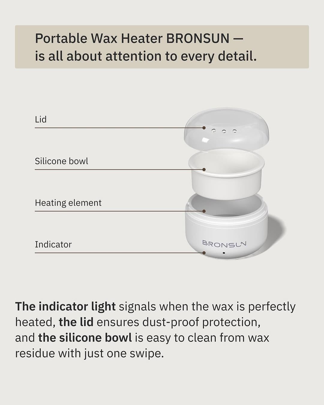 BRONSUN MINI WAX HEATER KIT