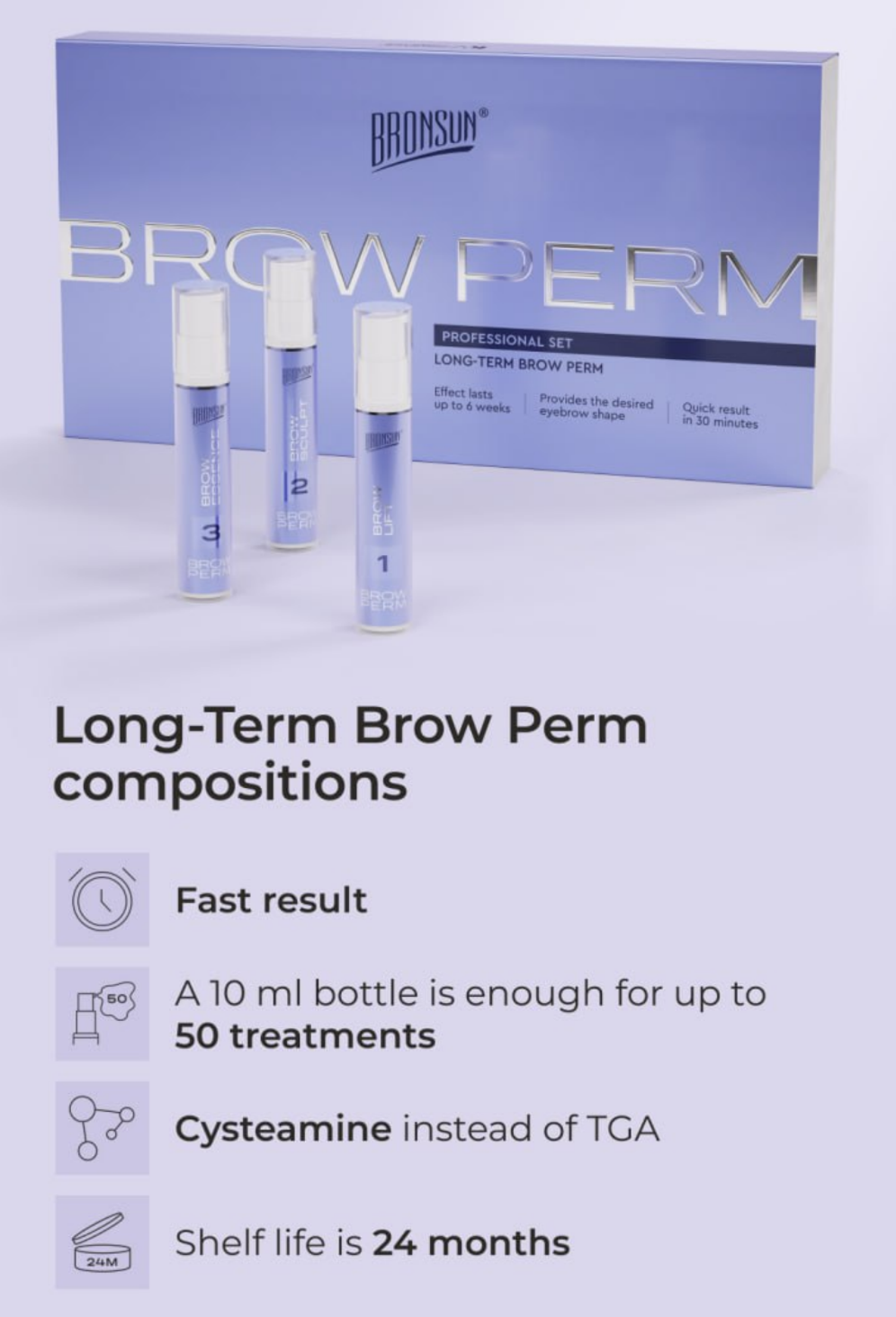 BRONSUN - Brow Perm / Brow Lamination - Kit