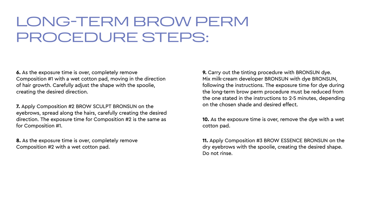 BRONSUN - Brow Perm / Brow Lamination - Kit