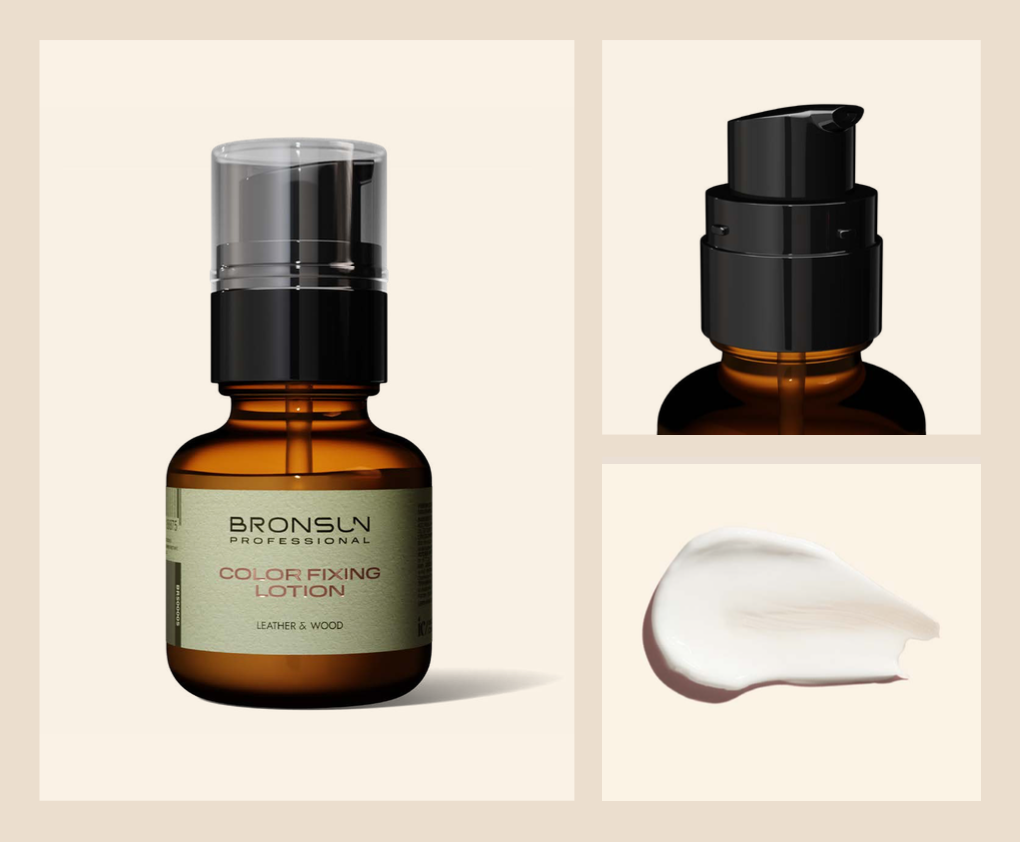 BRONSUN color fixing lotion - leather and wood - 50 ml